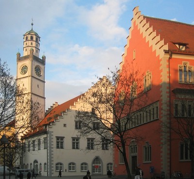Ravensburg Blaserturm Waaghaus Rathaus